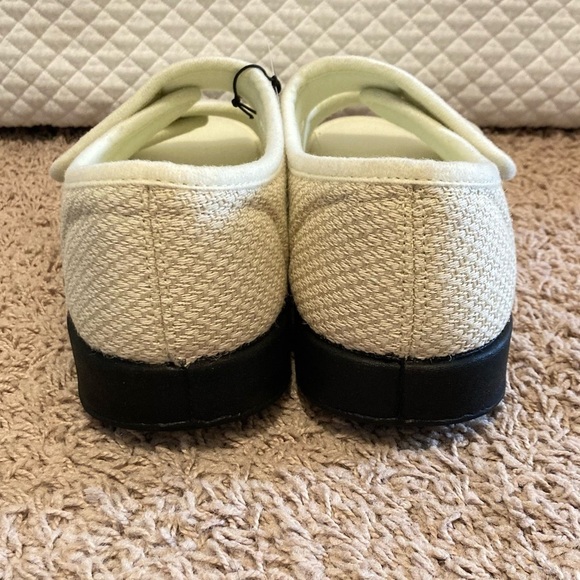 Silverts Open Toe Shoes Womens 9 Extra Wide Diabetes Swelling Arthritis Non Slip - Picture 6 of 14